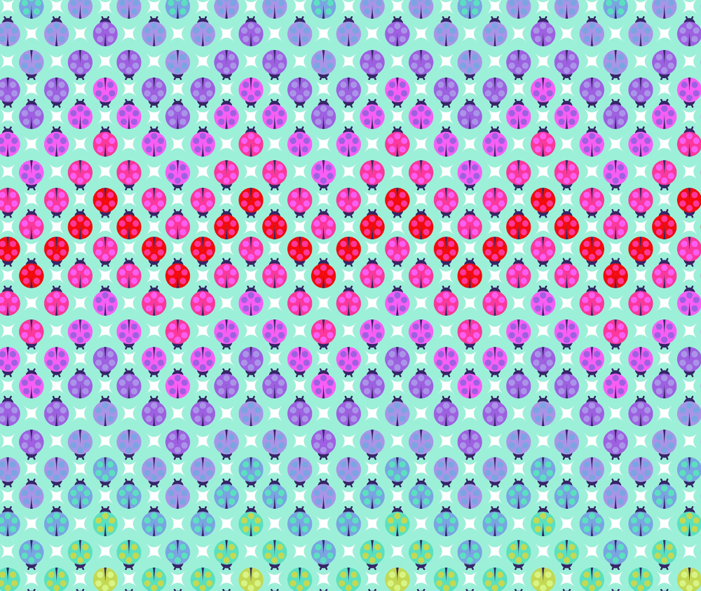 Tula Pink Painted Ladies 100% Cotton Fabric - 10cm Increments