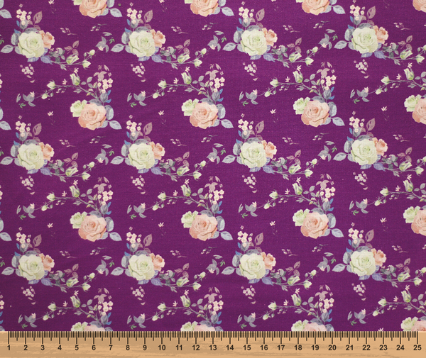 Winter Garden 100% Cotton Fabric