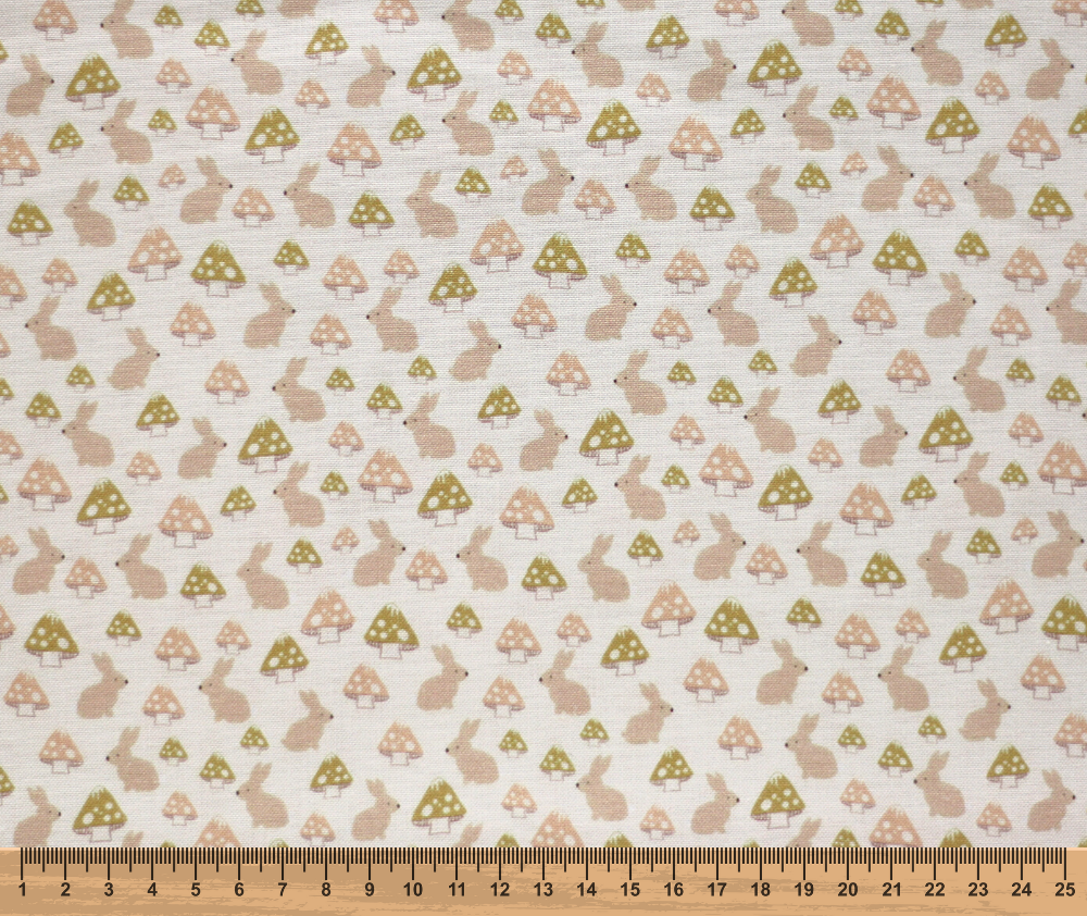 Woodland Creatures 100% Cotton Fabric