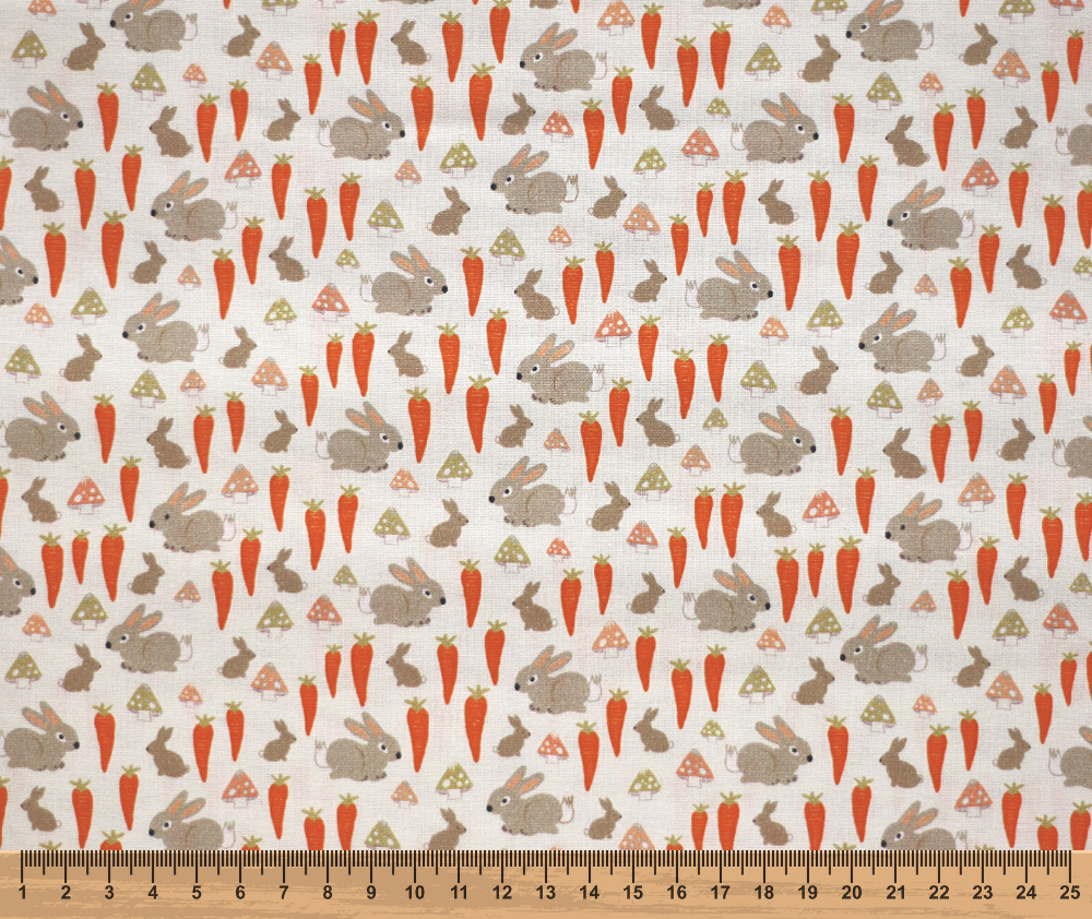 Woodland Creatures 100% Cotton Fabric