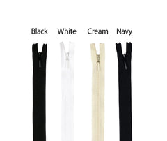 YKK Invisible Zips - 40cm - Made in NZ
