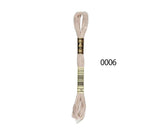 DMC Stranded Cotton - Hand Embroidery Thread - Colours #0001-0099