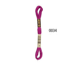 DMC Stranded Cotton - Hand Embroidery Thread - Colours #0001-0099
