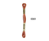 DMC Stranded Cotton - Hand Embroidery Thread - Colours #0001-0099