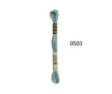 DMC Stranded Cotton - Hand Embroidery Thread - Colours #500-599
