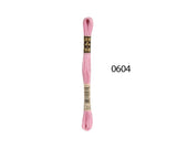DMC Stranded Cotton - Hand Embroidery Thread - Colours #600-699
