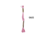 DMC Stranded Cotton - Hand Embroidery Thread - Colours #600-699