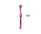 DMC Stranded Cotton - Hand Embroidery Thread - Colours #3600-3799