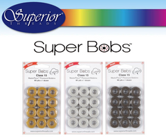 Superior Super Bobs (Class 15) 12 Pack - Various Colours