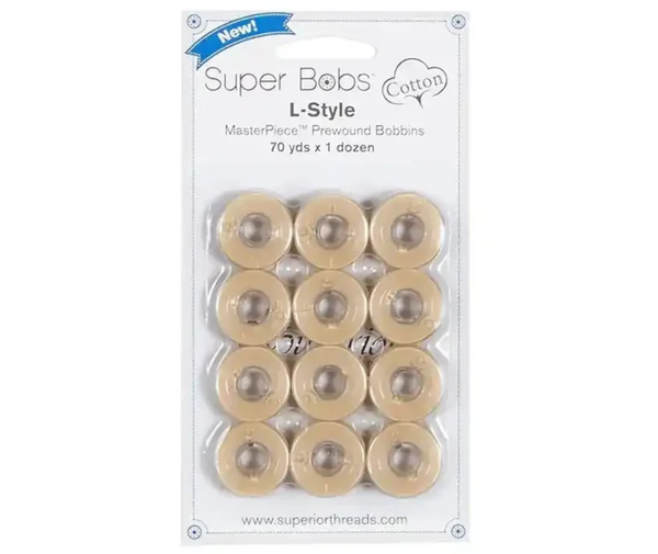 Superior Super Bobs (L-Style) 12 Pack - Various Colours