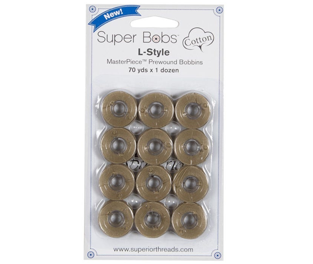 Superior Super Bobs (L-Style) 12 Pack - Various Colours