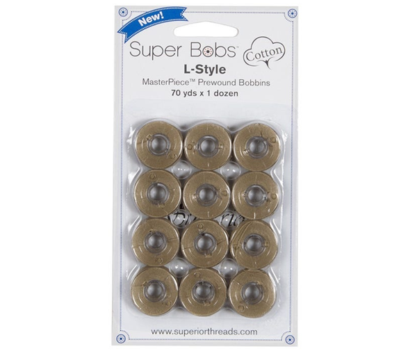 Superior Super Bobs (L-Style) 12 Pack - Various Colours