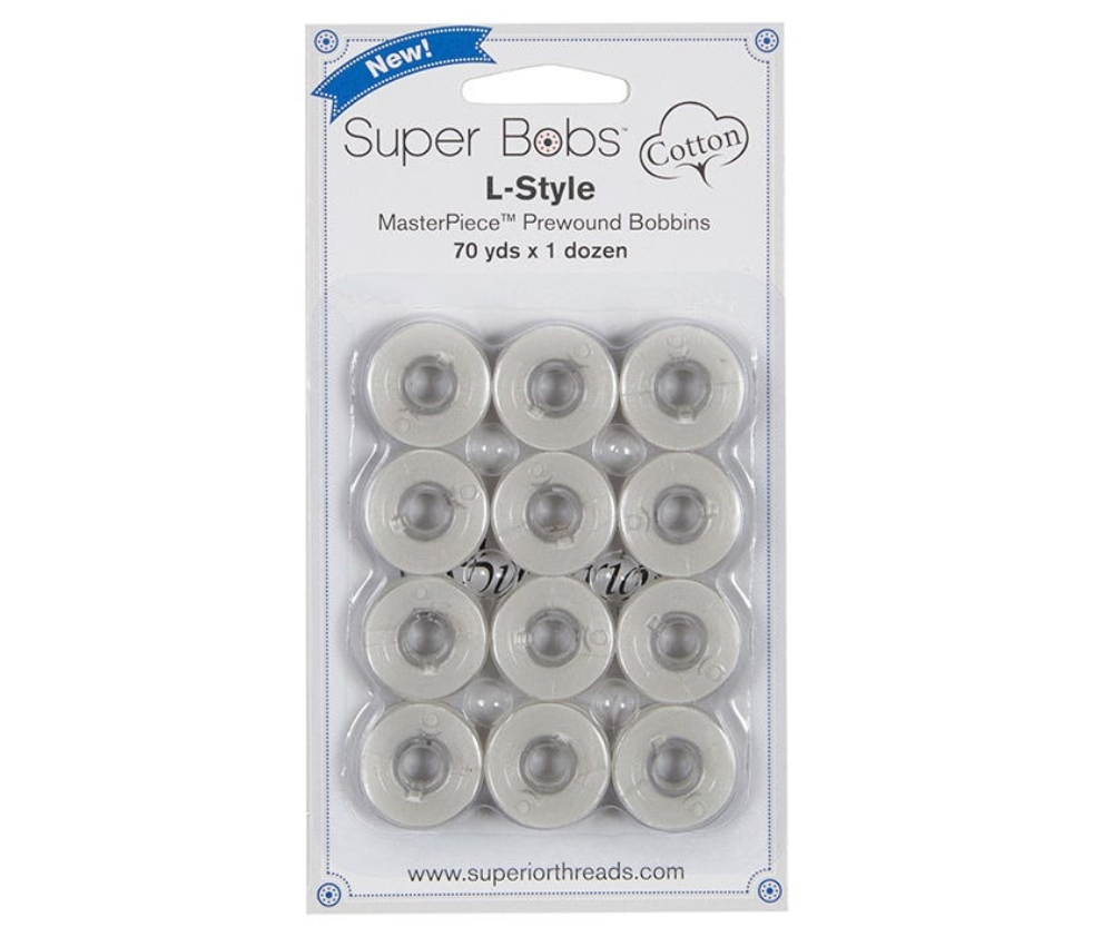 Superior Super Bobs (L-Style) 12 Pack - Various Colours