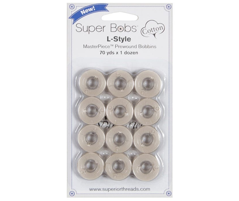 Superior Super Bobs (L-Style) 12 Pack - Various Colours