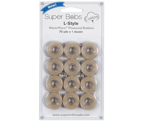 Superior Super Bobs (L-Style) 12 Pack - Various Colours