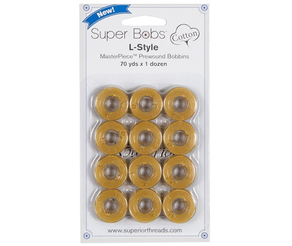 Superior Super Bobs (L-Style) 12 Pack - Various Colours