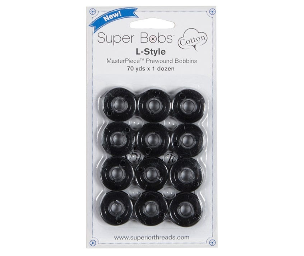 Superior Super Bobs (L-Style) 12 Pack - Various Colours
