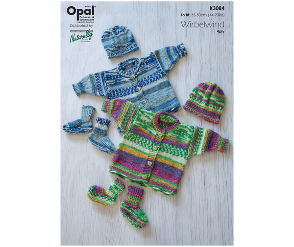Opal Kids Jacket & Hat Pattern - K3084