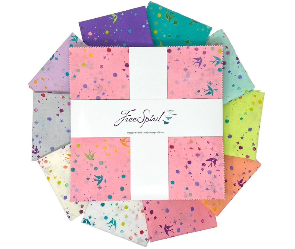 Fairy Dust - 10" Charm Pack - 42pcs - Tula Pink