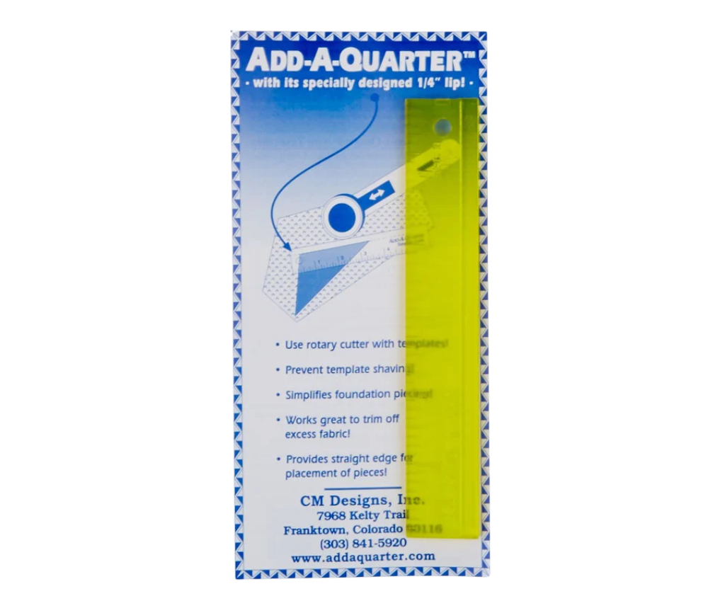 Add A-Quarter Ruler 1in x 6in