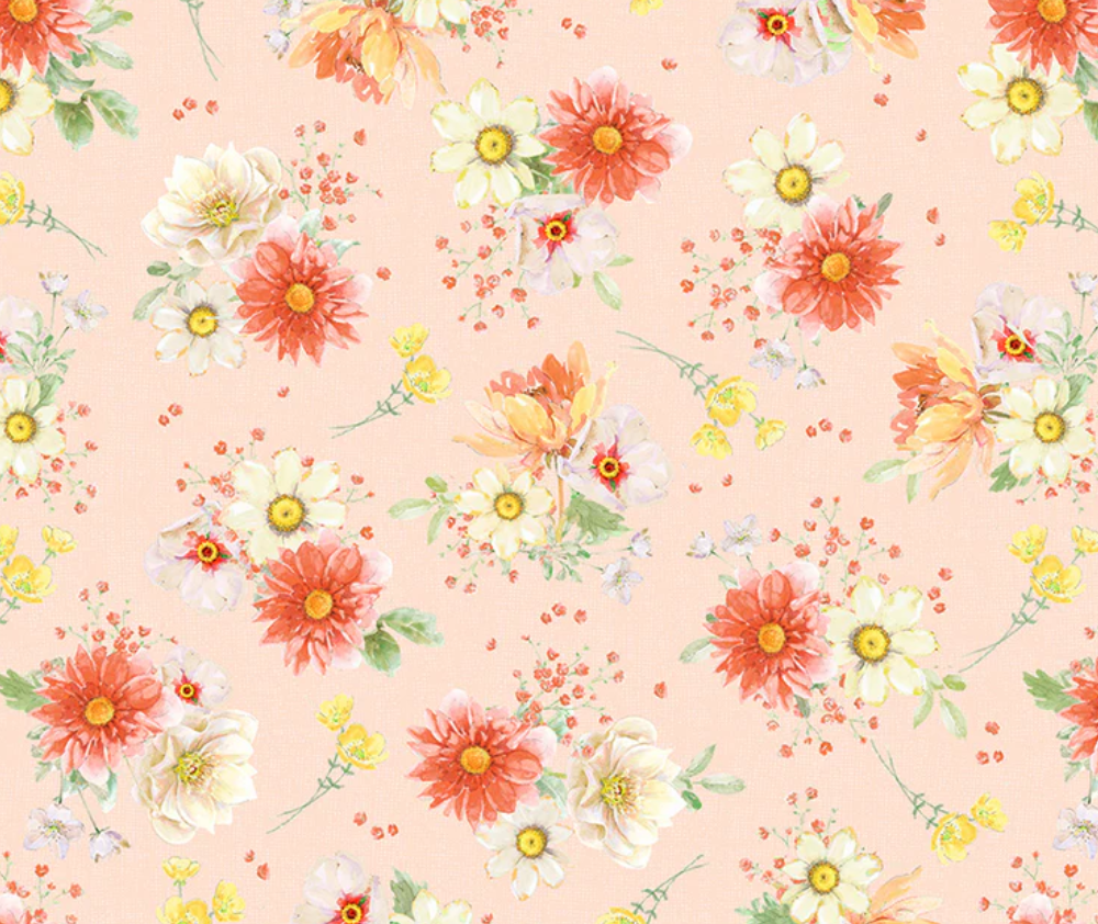 Afternoon in the Garden Pink Floral