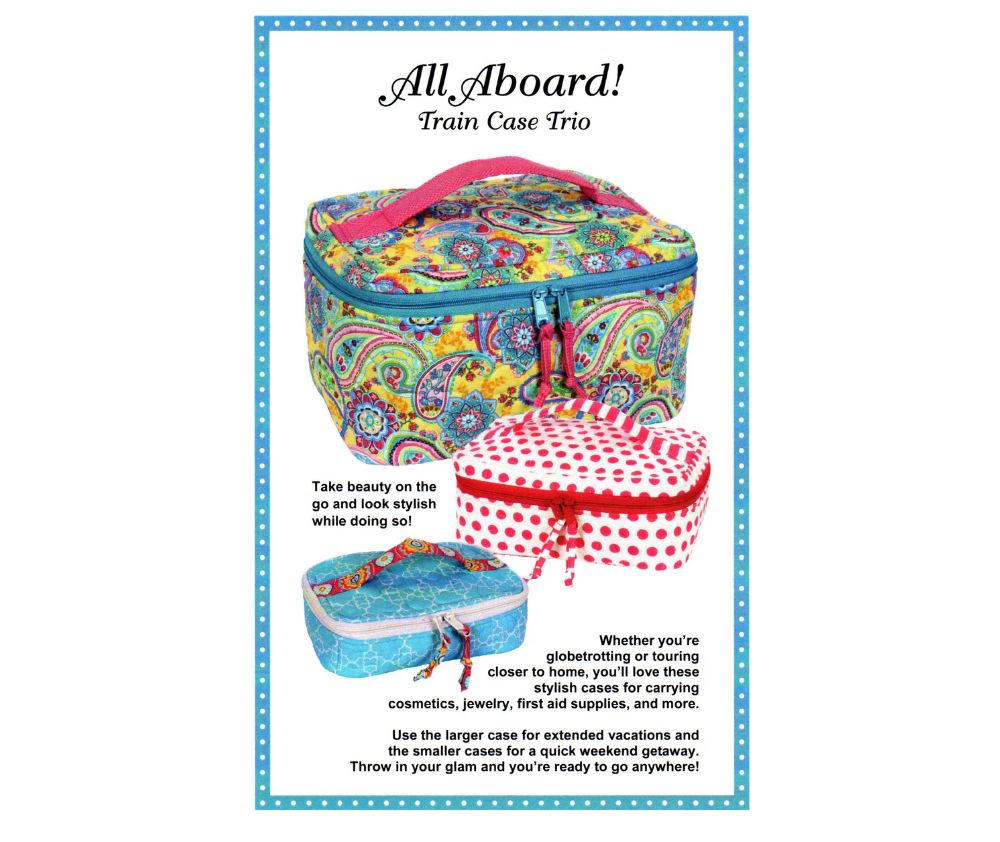 All Aboard! Train Case Trio - ByAnnie Pattern