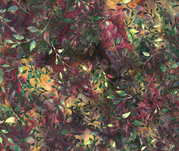 Bali Batik Leaves on Stem Christmas - 0.1m