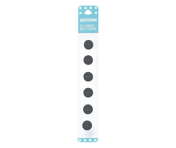 Beutron Classic Buttons - 12mm - Black