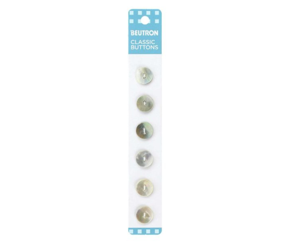 Beutron Classic Buttons - 12mm - Natural