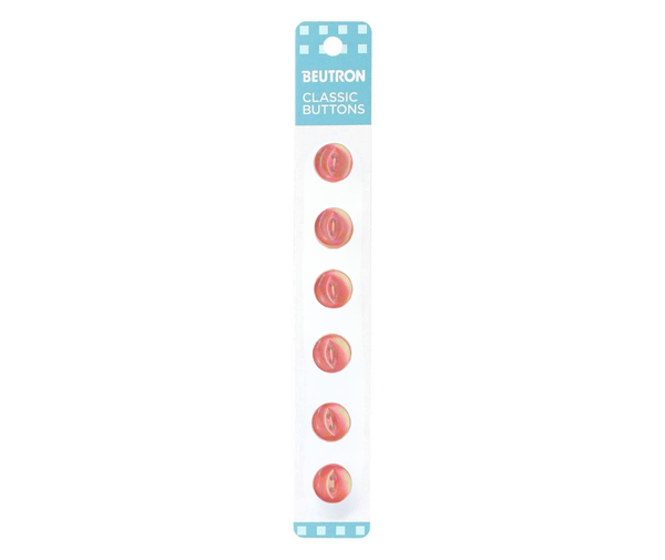 Beutron Classic Buttons - 12mm - Red (77)