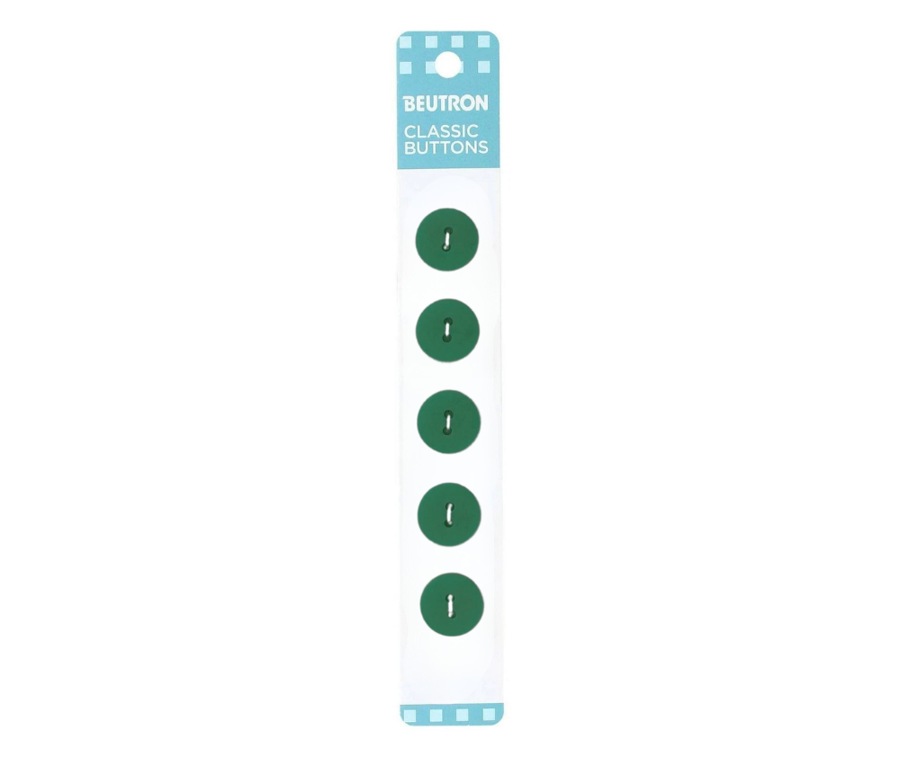 Beutron Classic Buttons - 14mm - Green