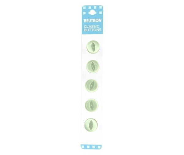 Beutron Classic Buttons - 14mm - Light Green