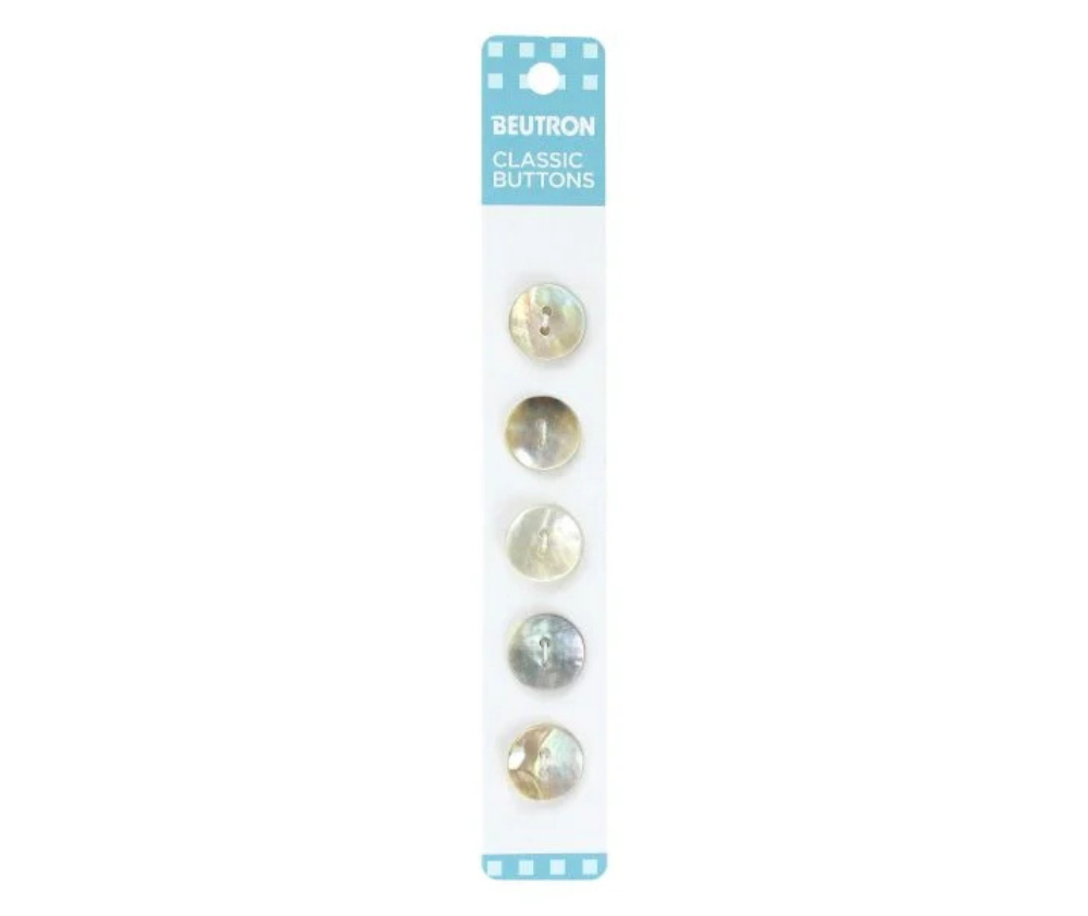 Beutron Classic Buttons - 14mm - Natural