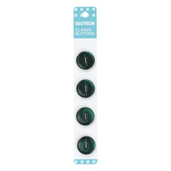Beutron Classic Buttons -18mm - Dark Green