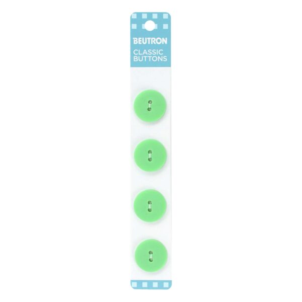 Beutron Classic Buttons - 18mm - Lime Green