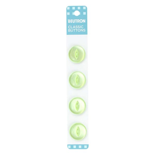 Beutron Classic Buttons -18mm - Light Green