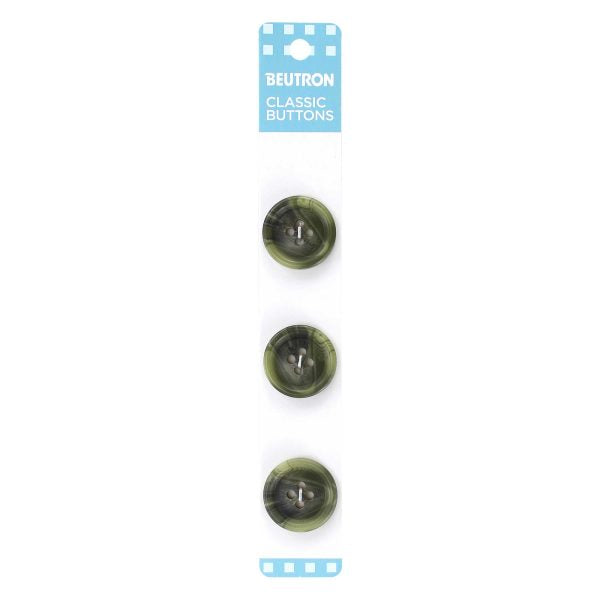 Beutron Classic Buttons - 20mm - Green