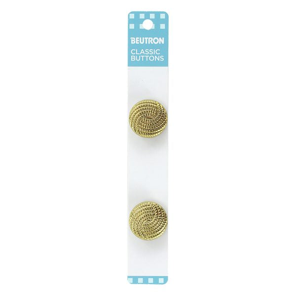 Beutron Classic Buttons - 22mm - Gold