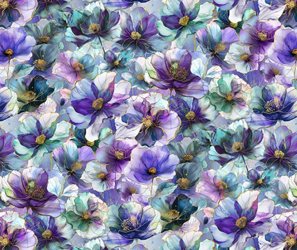 Flourish - Big Flowers Amethyst - 0.1