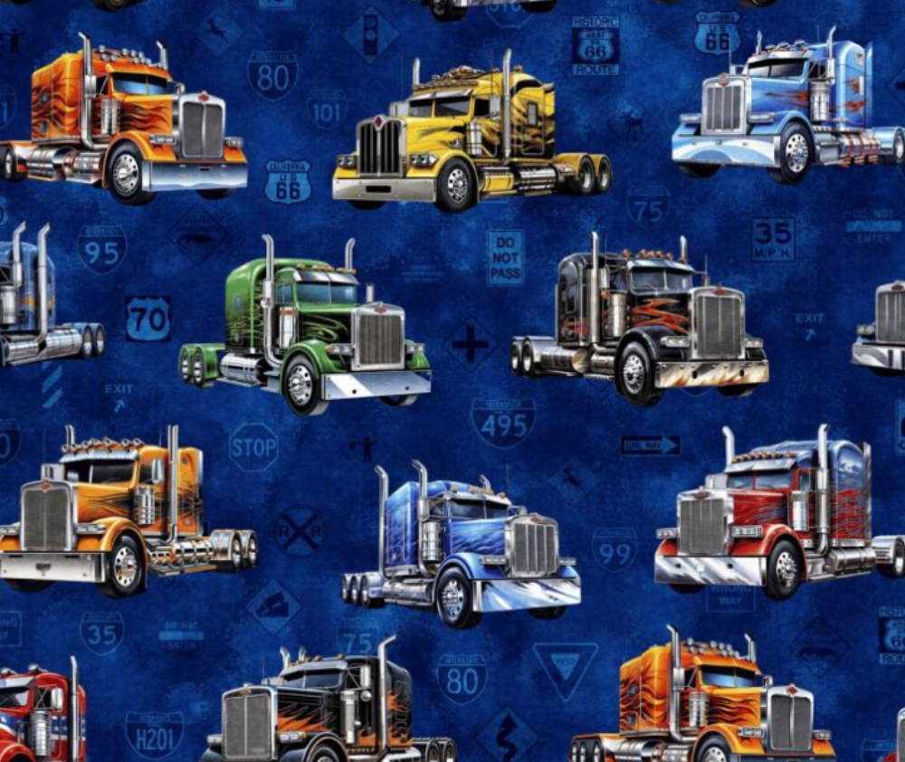 Big Rigs - Blue - 10 cm Increments