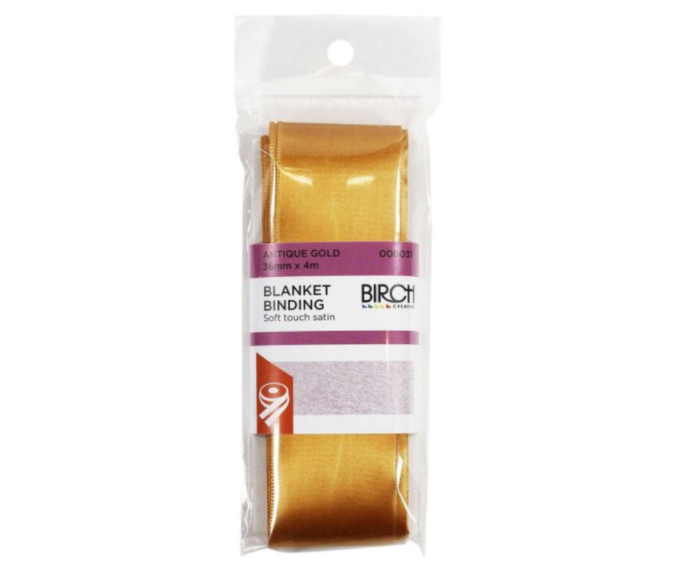 Birch Blanket Binding 36mm x 4mt - Various Colours
