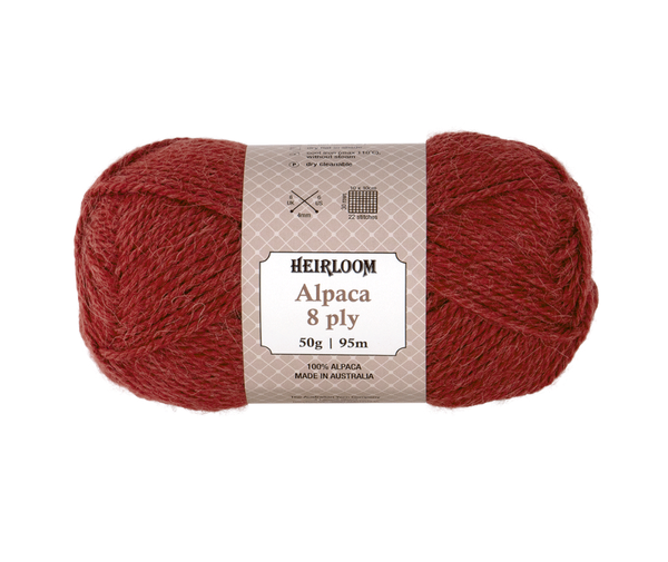 Heirloom Alpaca 8ply/DK 50g 100% Alpaca