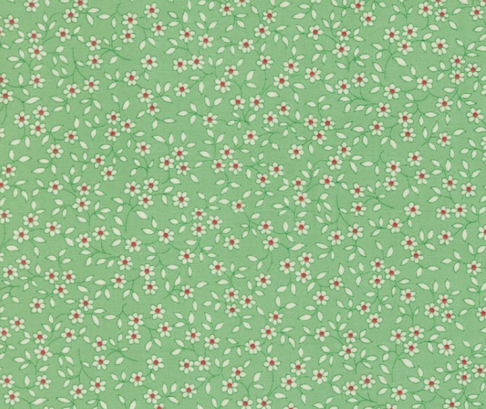 1930's Playtime - Blooming Vines - Aloe - 0.1m