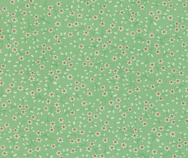 1930's Playtime - Blooming Vines - Aloe - 0.1m