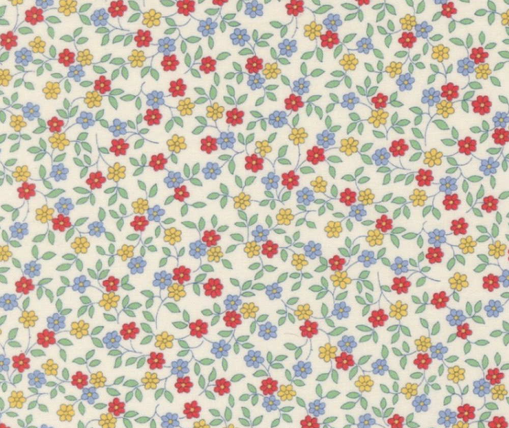 1930's Playtime - Blooming Vines - Primary - 0.1m