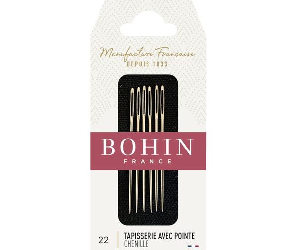 Bohin Chenille Needles Size 22 - 6/pkt