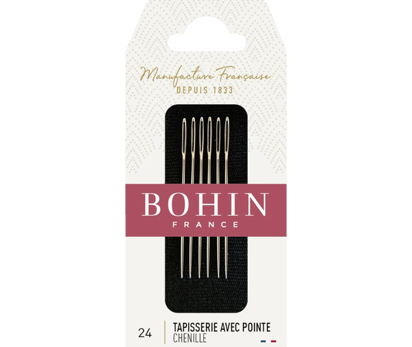 Bohin Chenille Needles Size 24 - 6/pkt