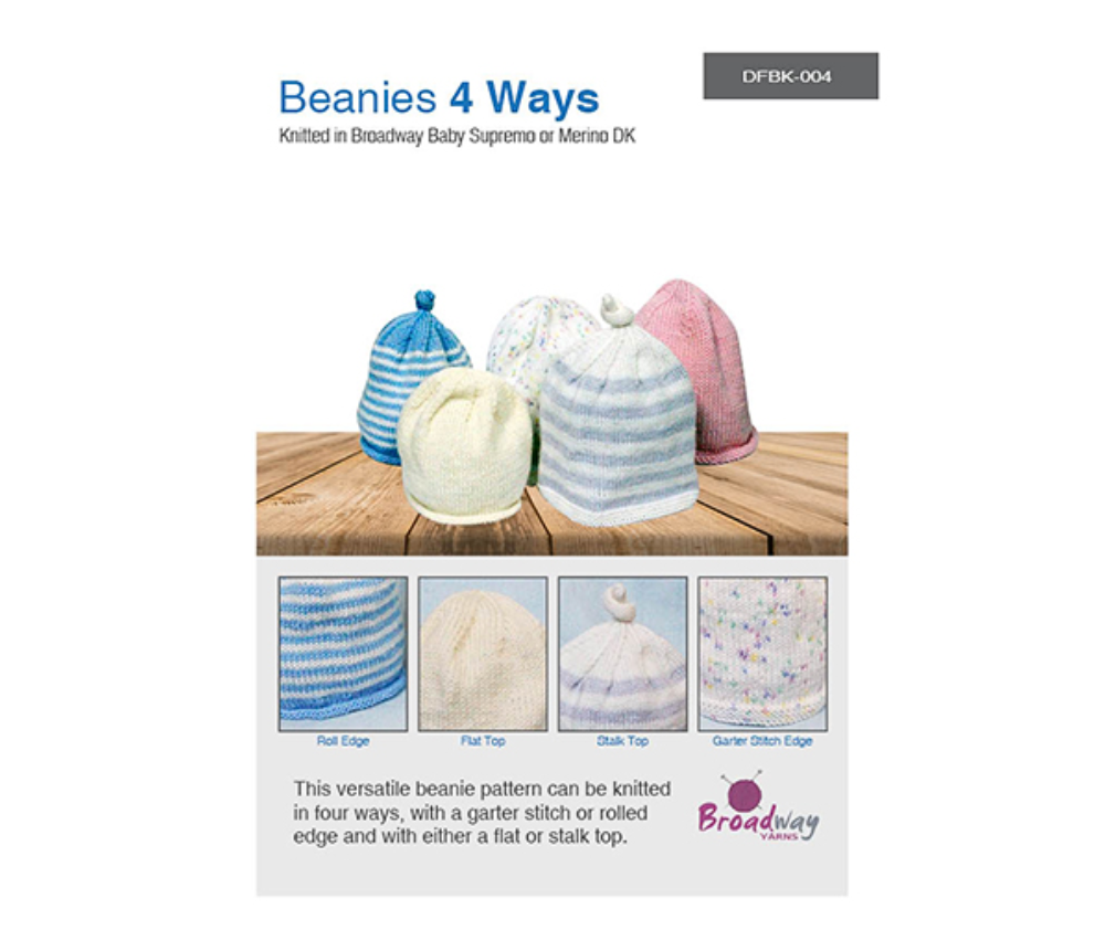 Broadway Patterns: Beanies 4 Ways Pattern
