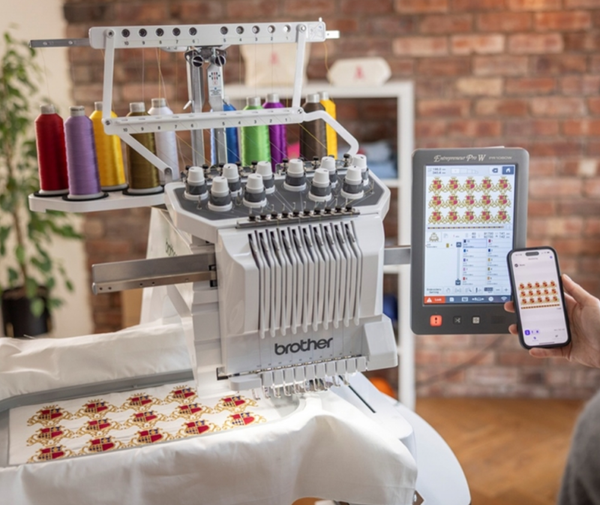 Brother Embroidery Machine PR1060W - 10 Needle Semi Commercial