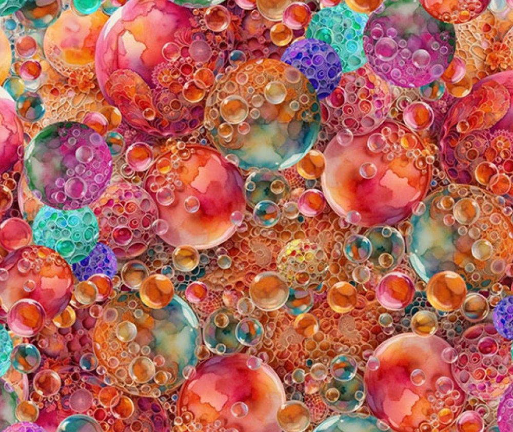 Flourish - Bubbles Pink - 0.1m